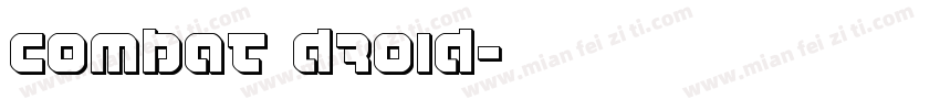 Combat Droid字体转换